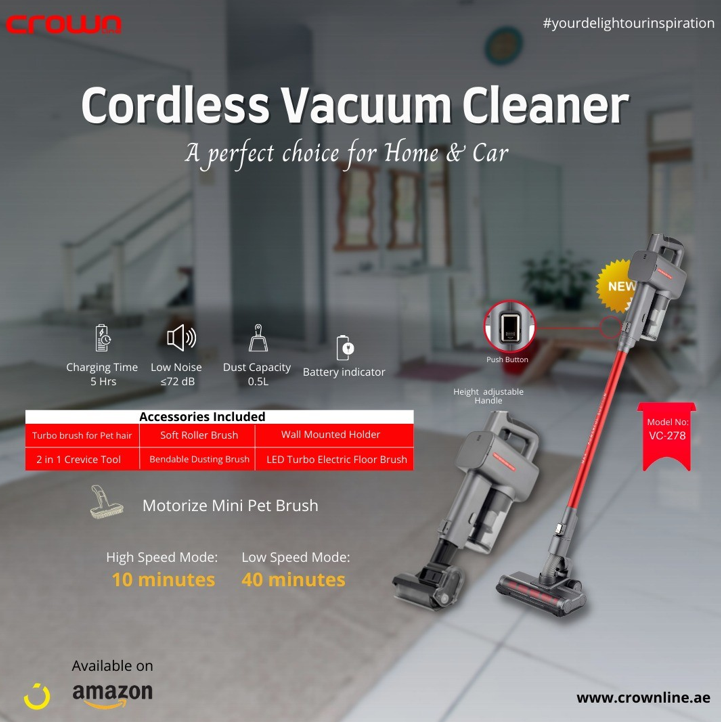 VC-278: Cordless cleaning with powerful performance