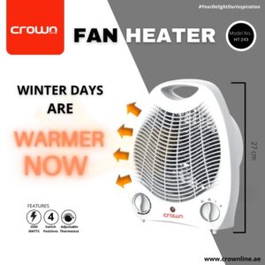 All-Weather Comfort: Crownline's Fan Heater - Efficient Warmth, Anytime, Anywhere!