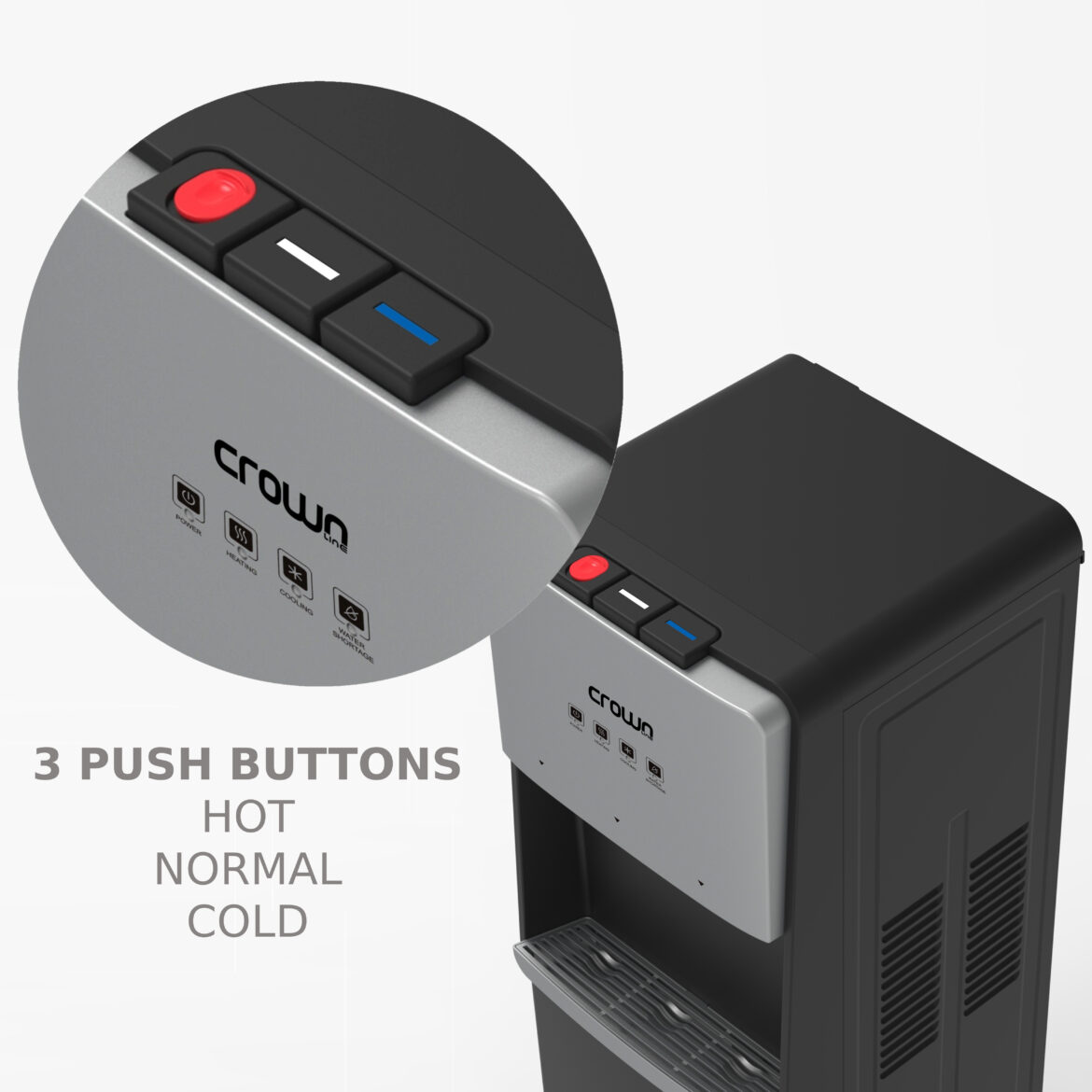 Crownline Bottom Loading Water Dispenser WD406 Crownline